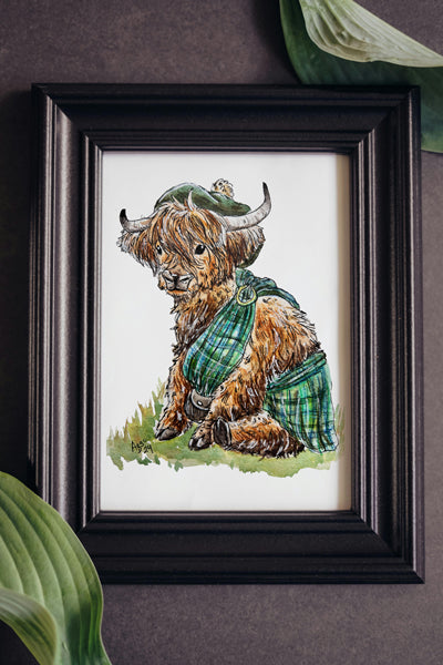 Highland Cow Print