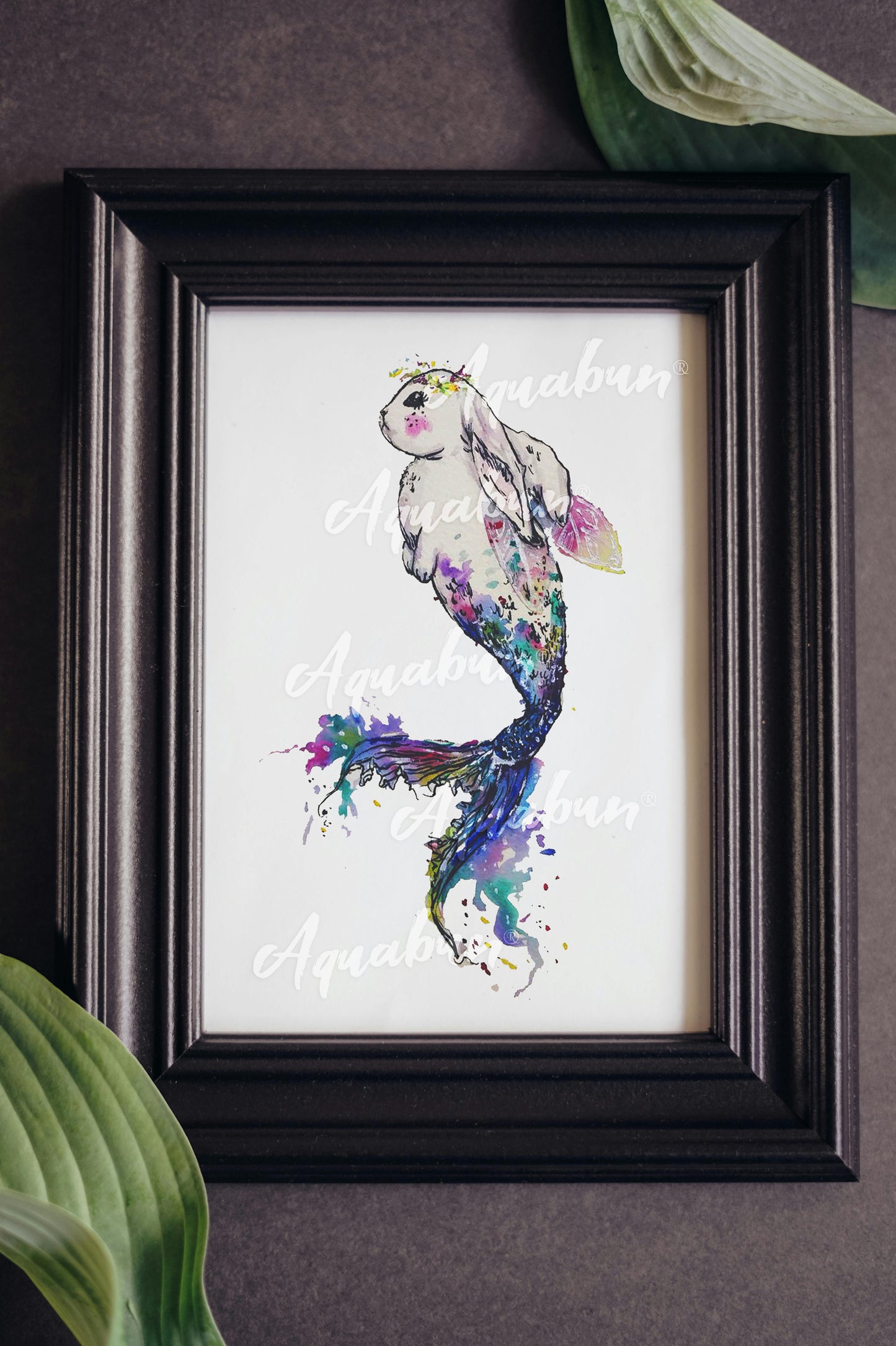 Rainbow Fairy Merbunny Poster