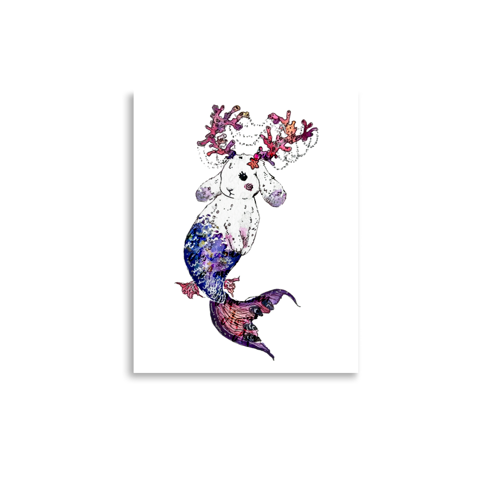 Jackalope Mermaid II Poster