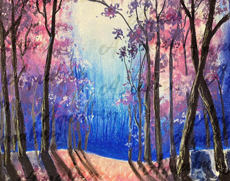 Pastel Forest Print