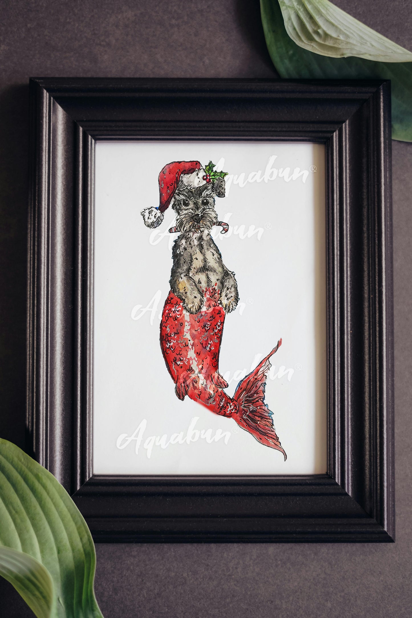 Xmas Merschnauzer Poster