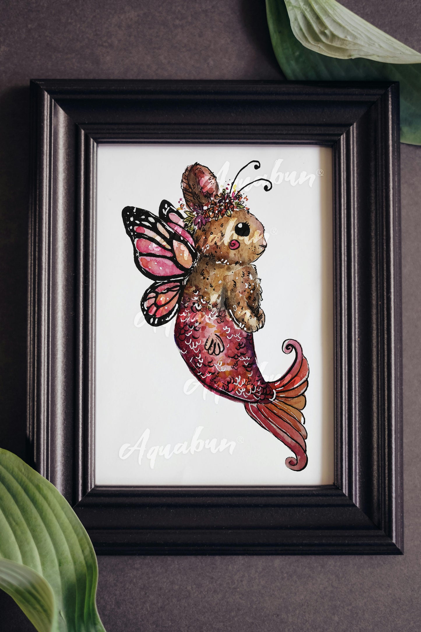 Butterfly Fairy Merbunny Poster