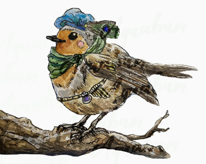 Bard Bird Print