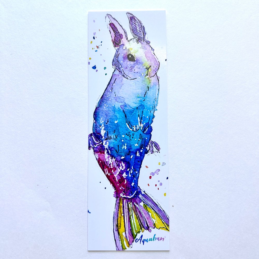 Rainbow Merbunny Bookmark