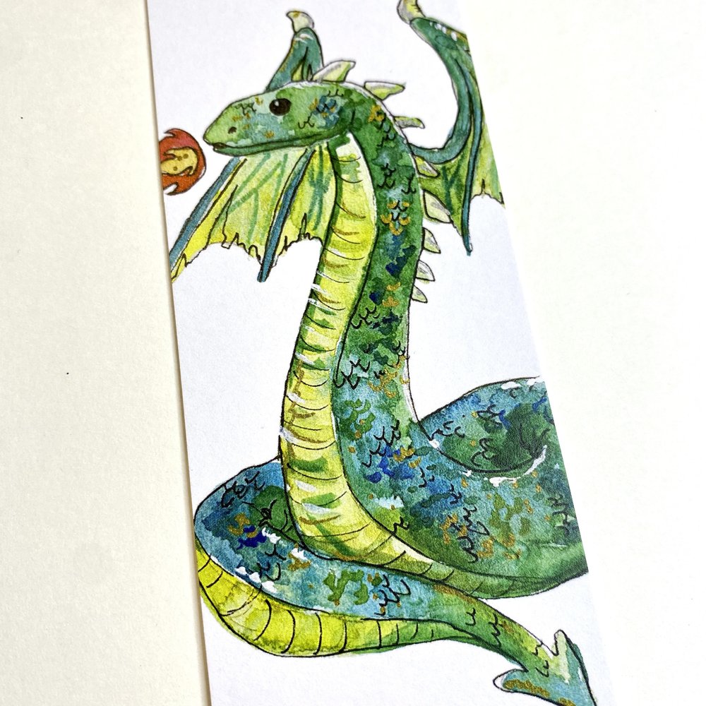 Snake Dragon Bookmark