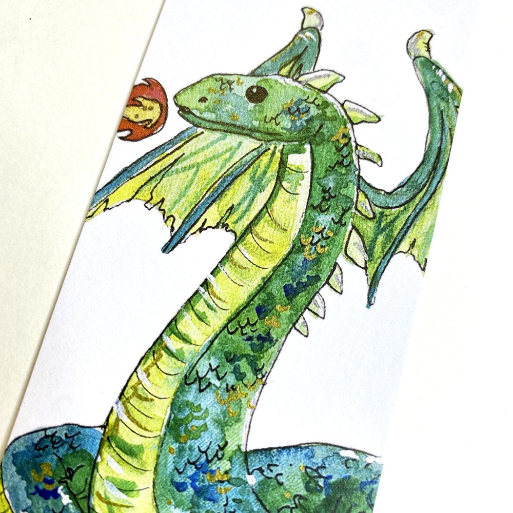 Snake Dragon Bookmark