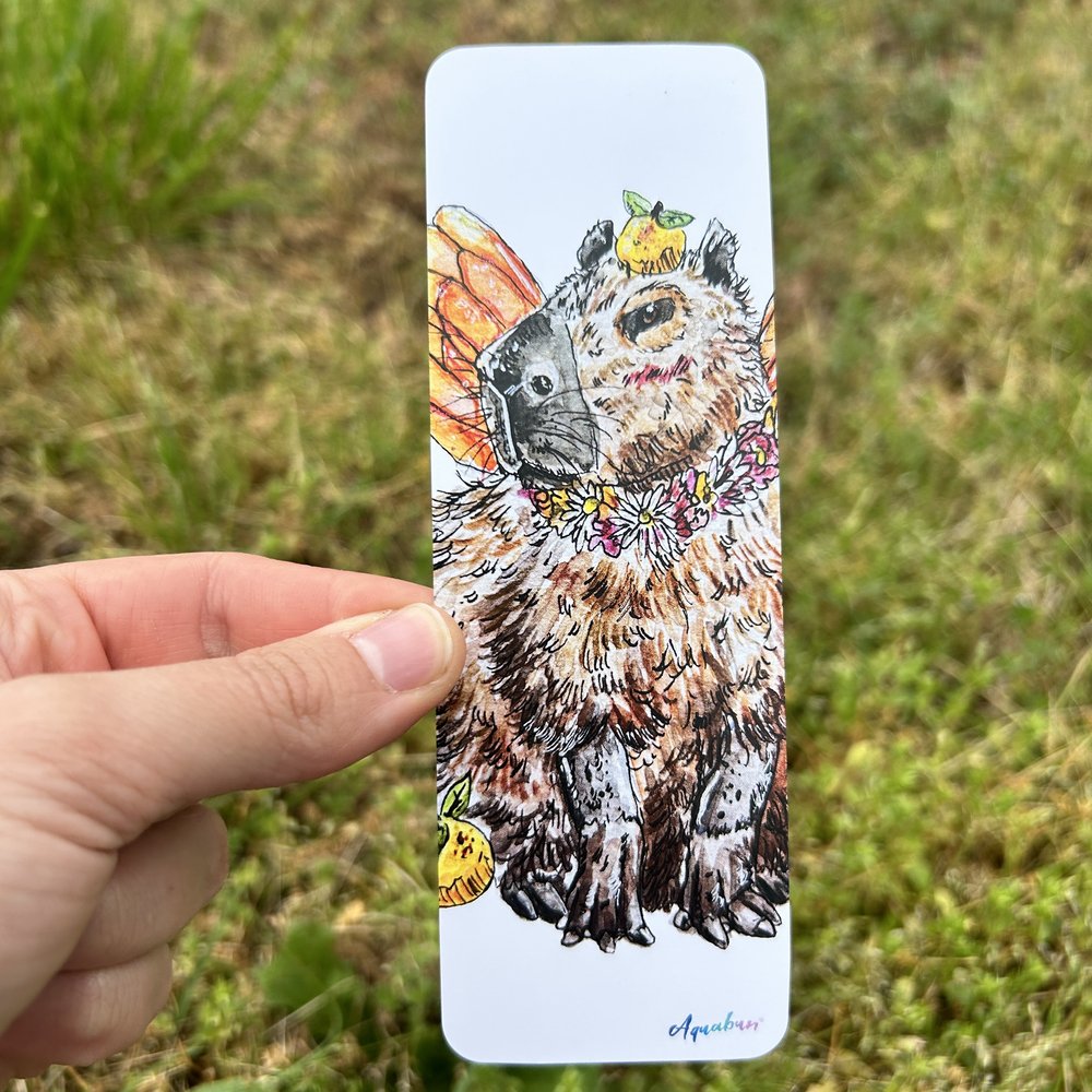 Capybara Fairy Bookmark