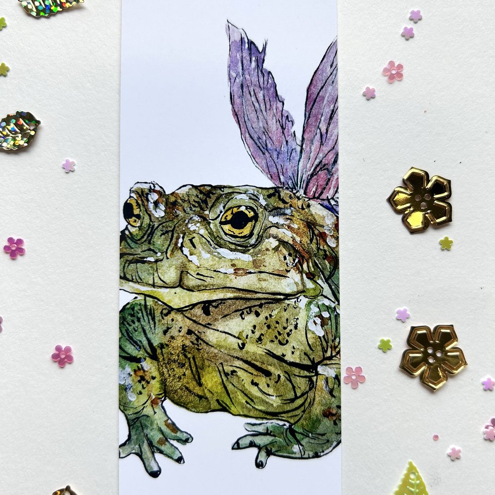 Toad Fairy Bookmark