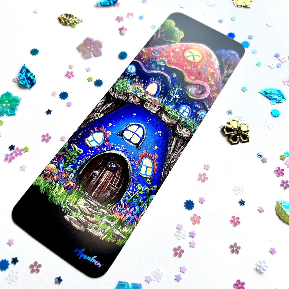 Mushroom House Bookmark