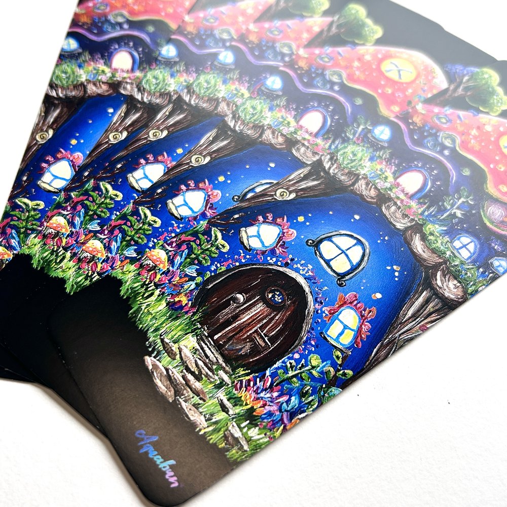 Mushroom House Bookmark