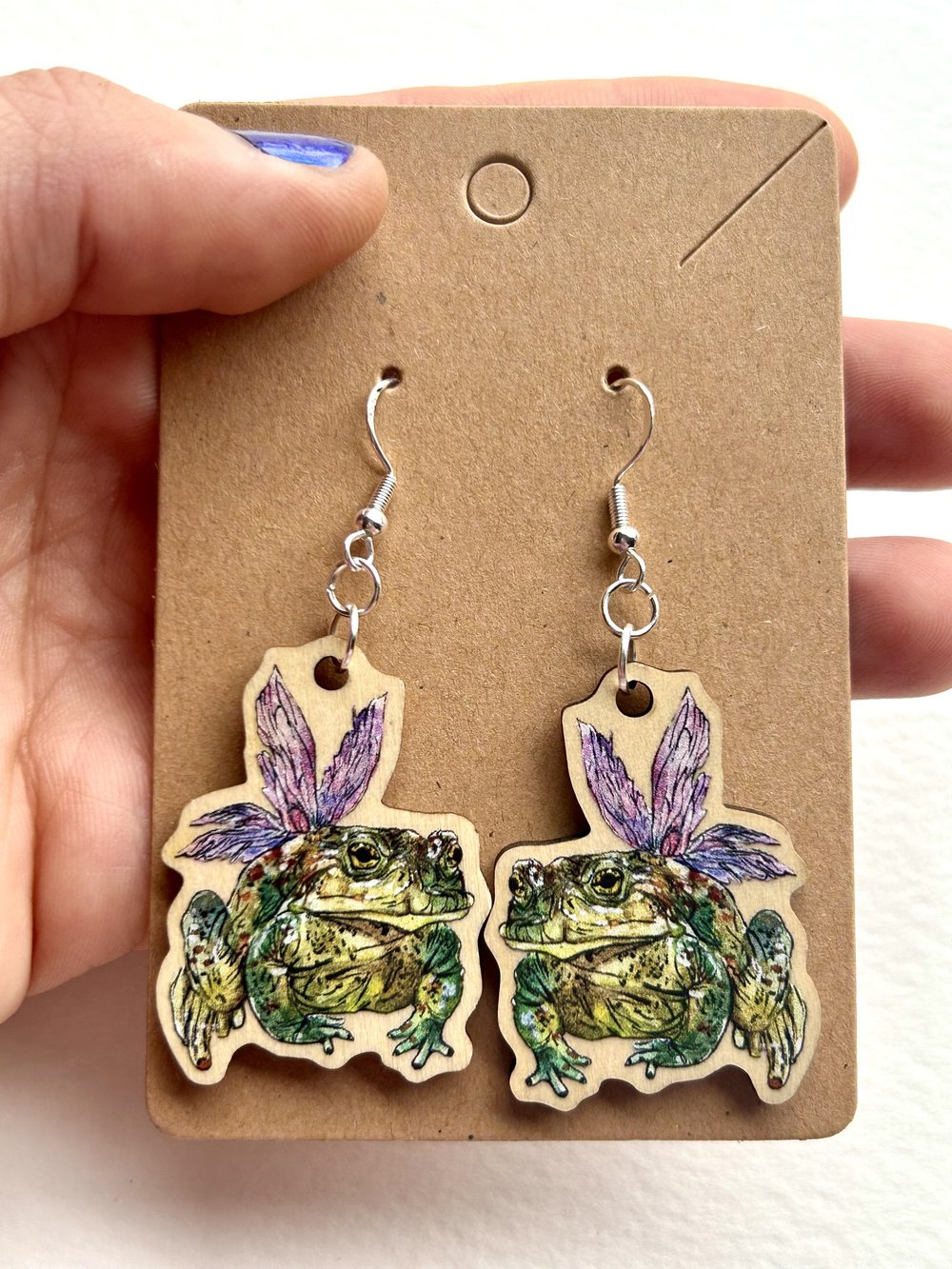 Toad Fairy Earrings