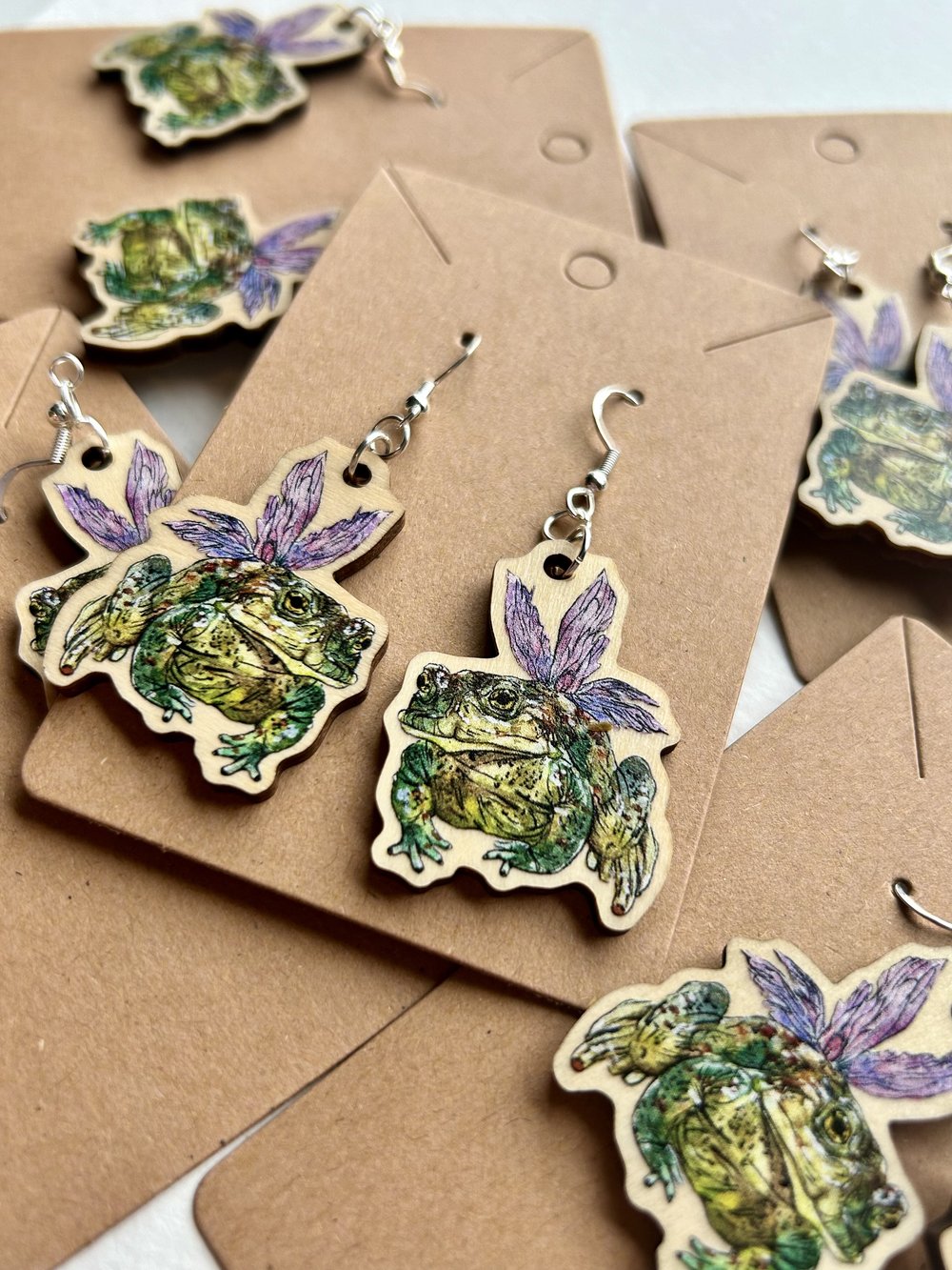 Toad Fairy Earrings