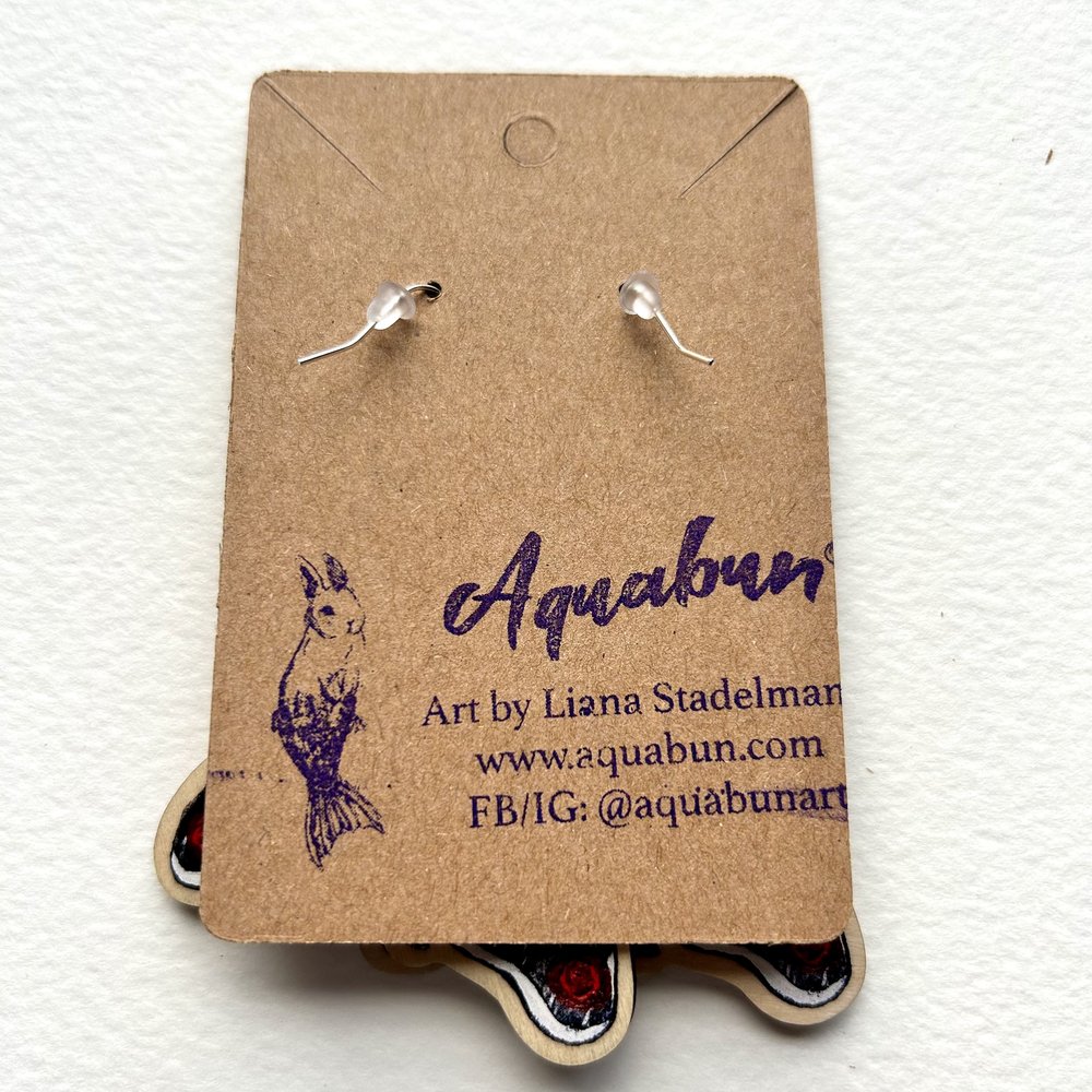 Mothman Earrings