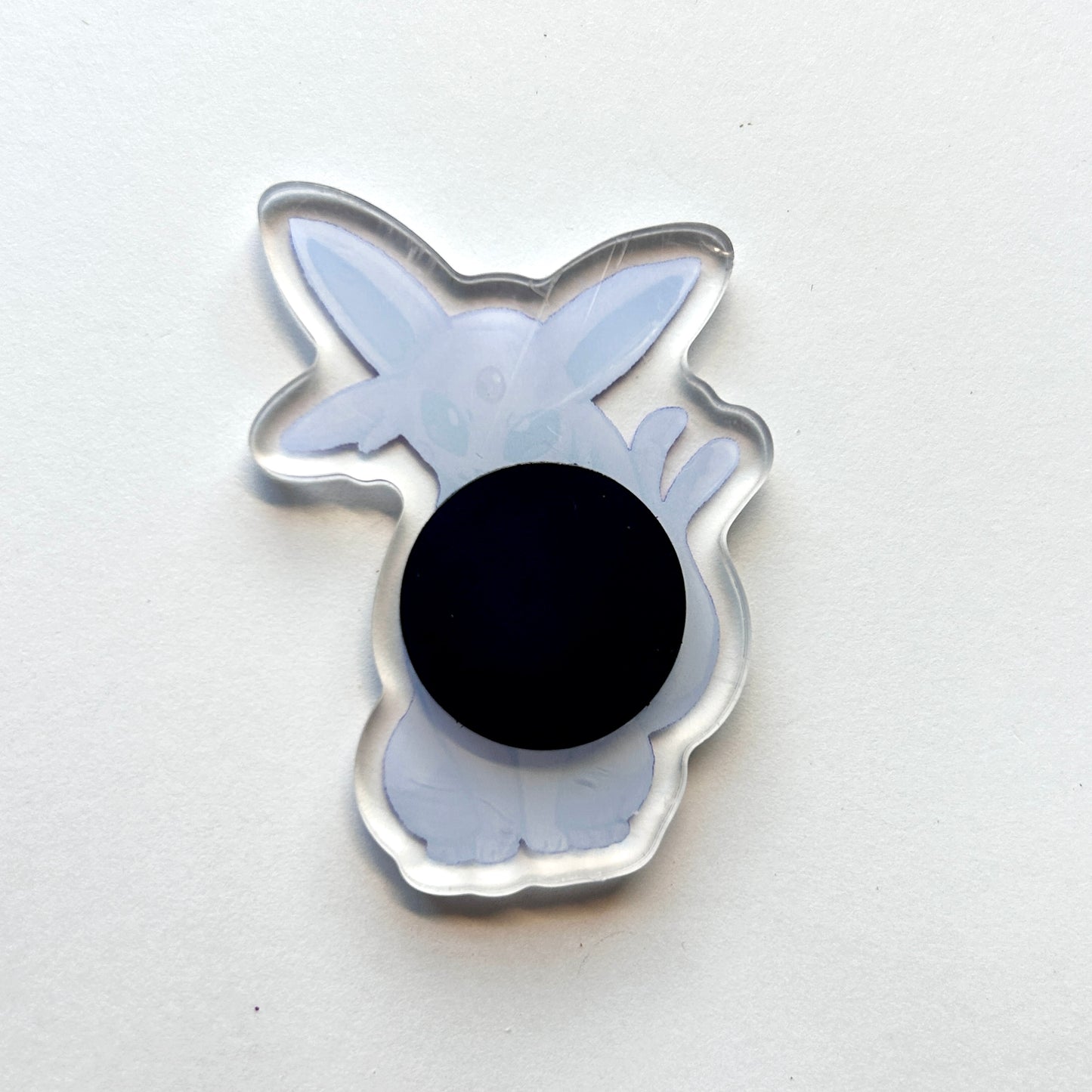Purple Psychic Kitty Acrylic Magnet