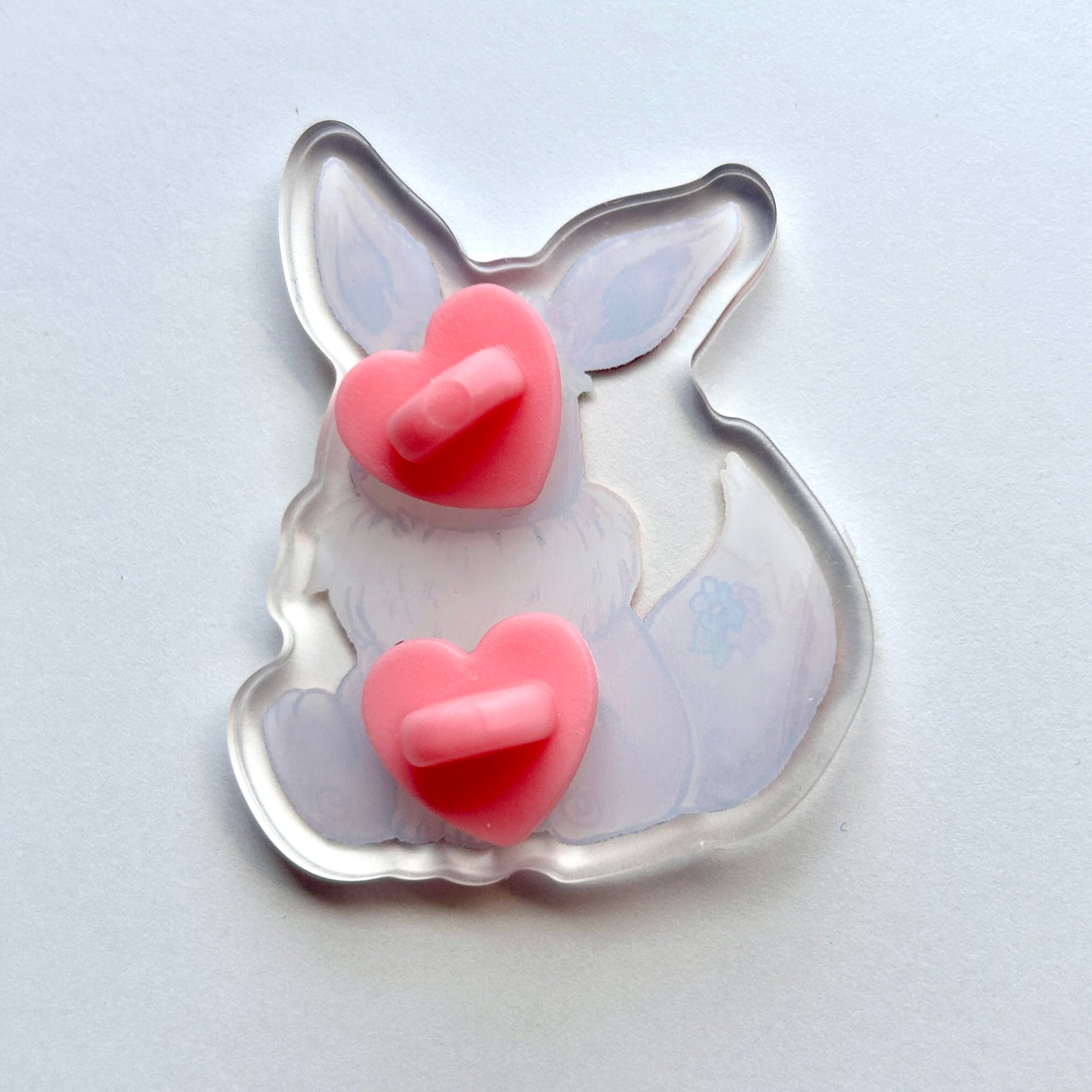 Brown Normal Kitty Acrylic Pin