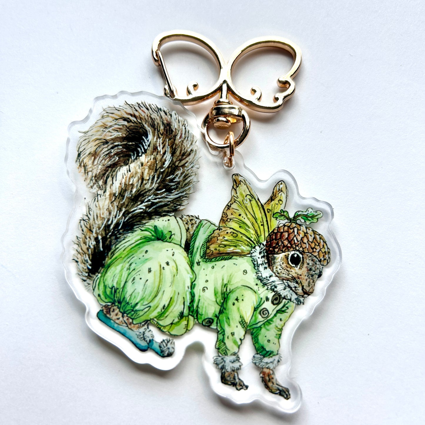 Squirrel Fairy Keychain