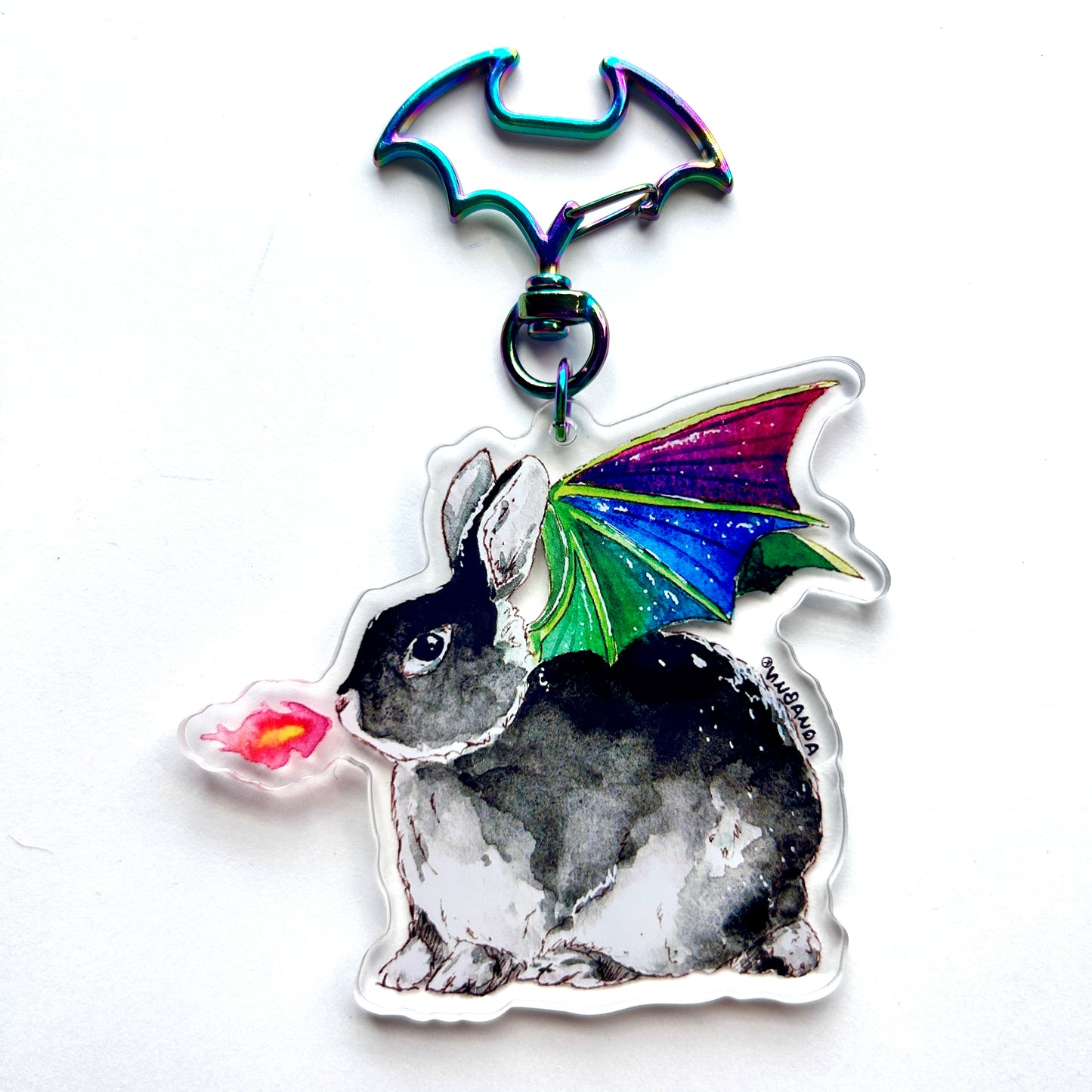Dragon Bunny Keychain