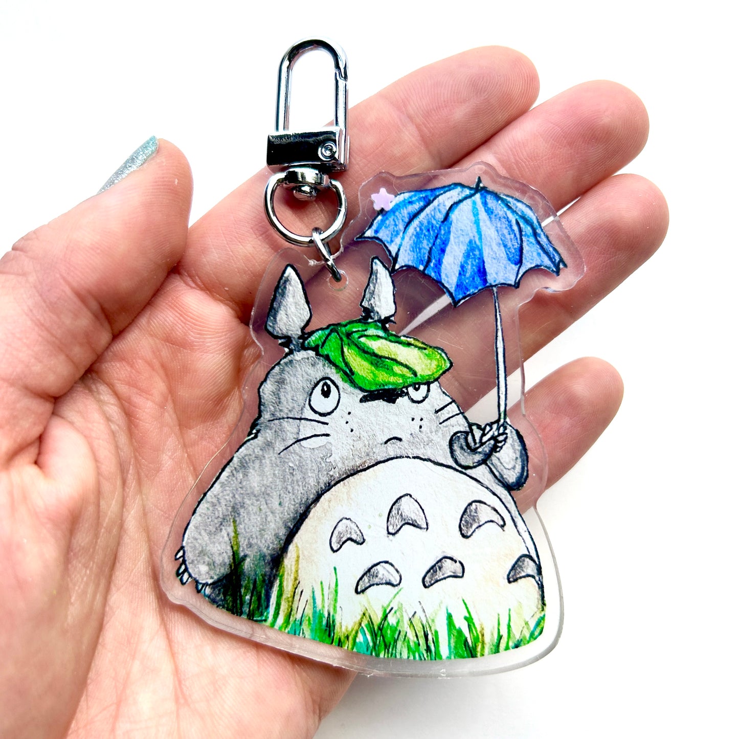 Forest Spirit Umbrella Keychain