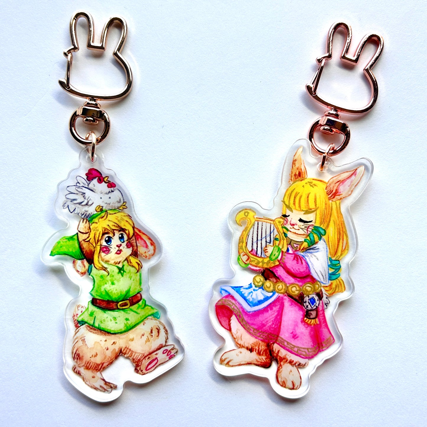 Bunny Princess Keychain