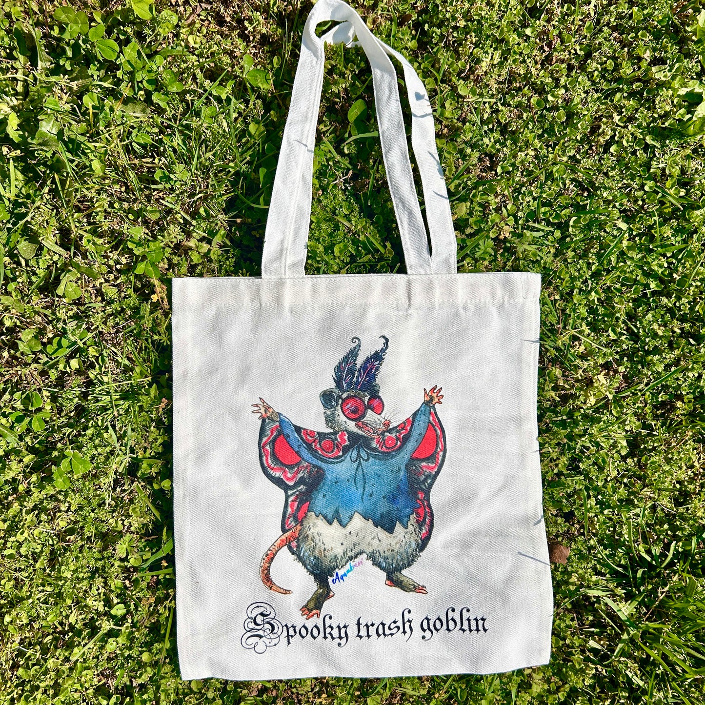 Mothman Possum Tote Bag