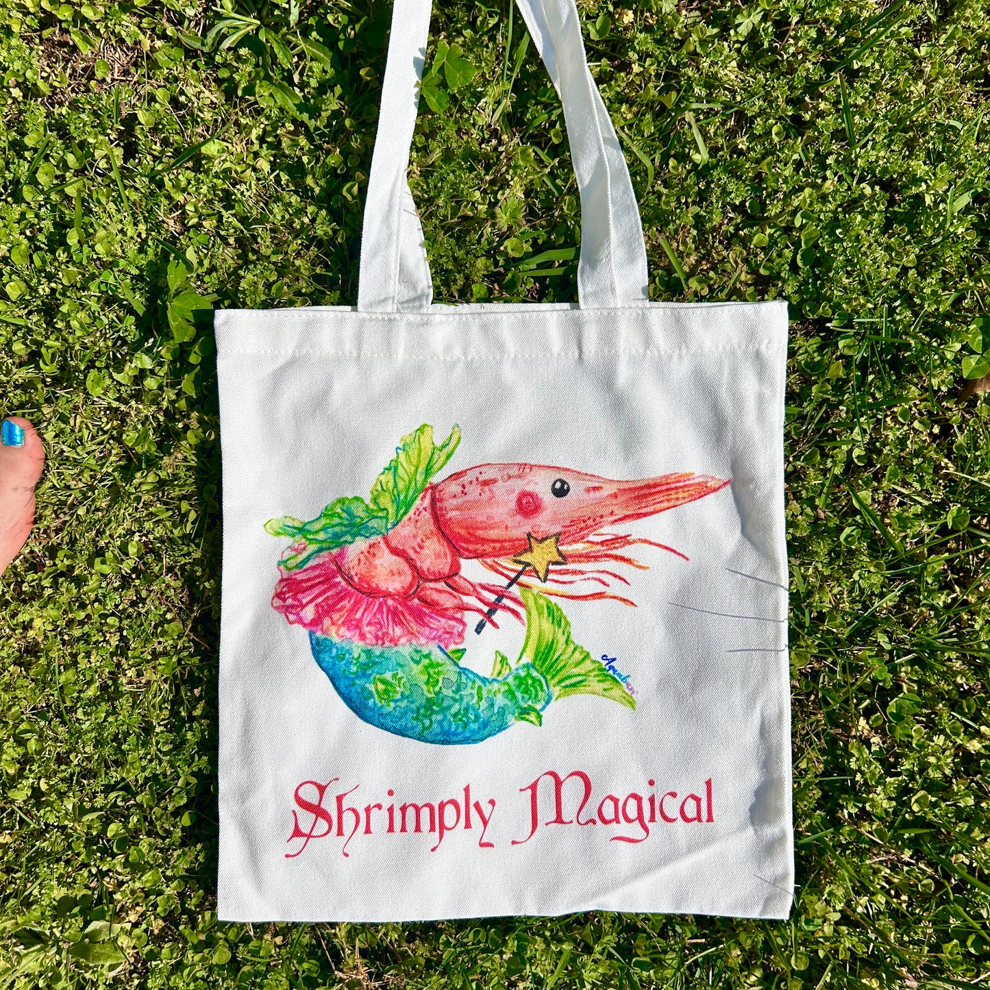 Shrimp Fairy Tote Bag