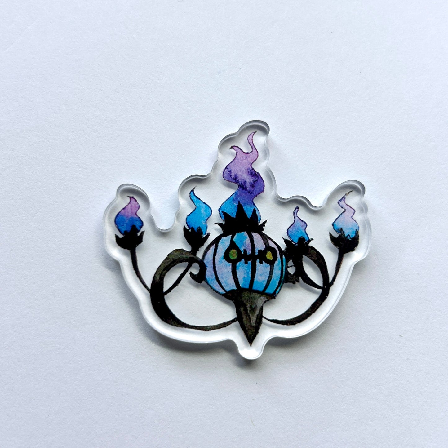 Spooky Chandelier Acrylic Pin