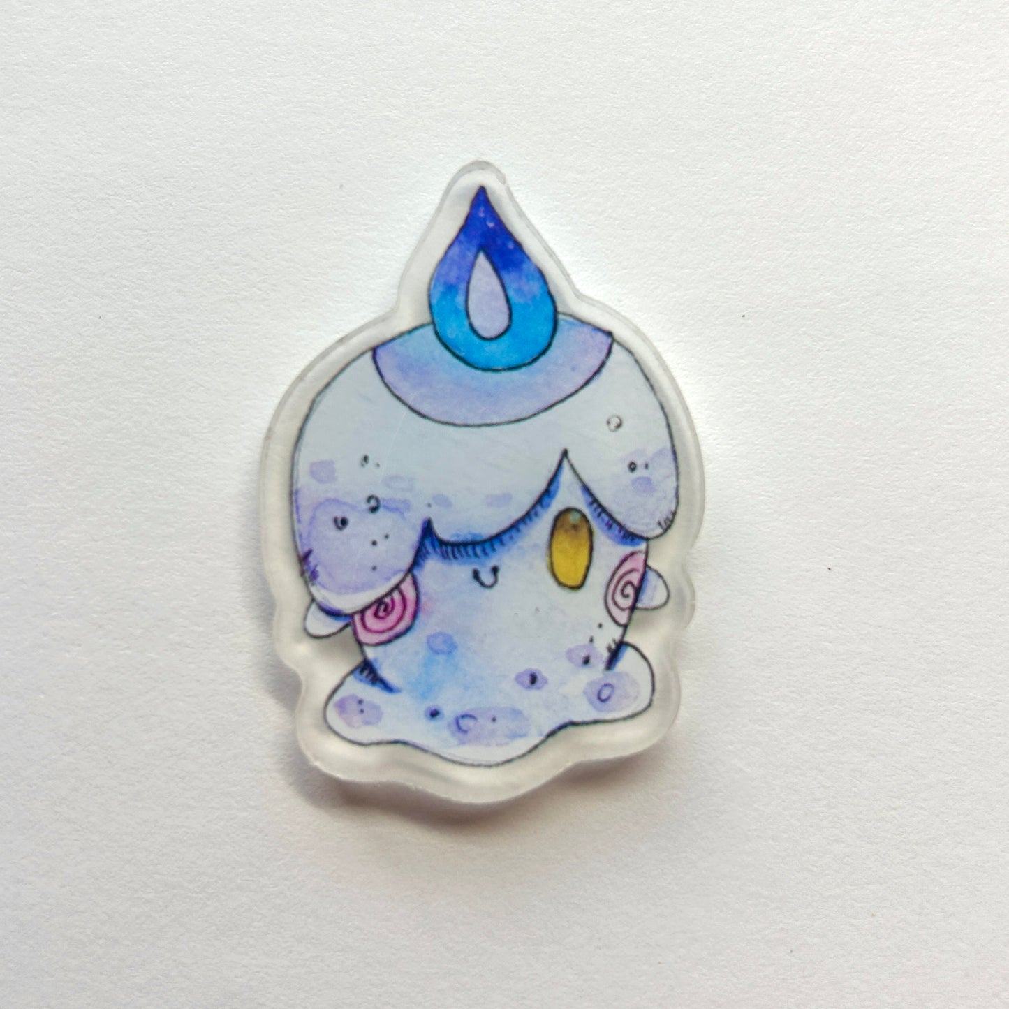Cute Candle Acrylic Pin