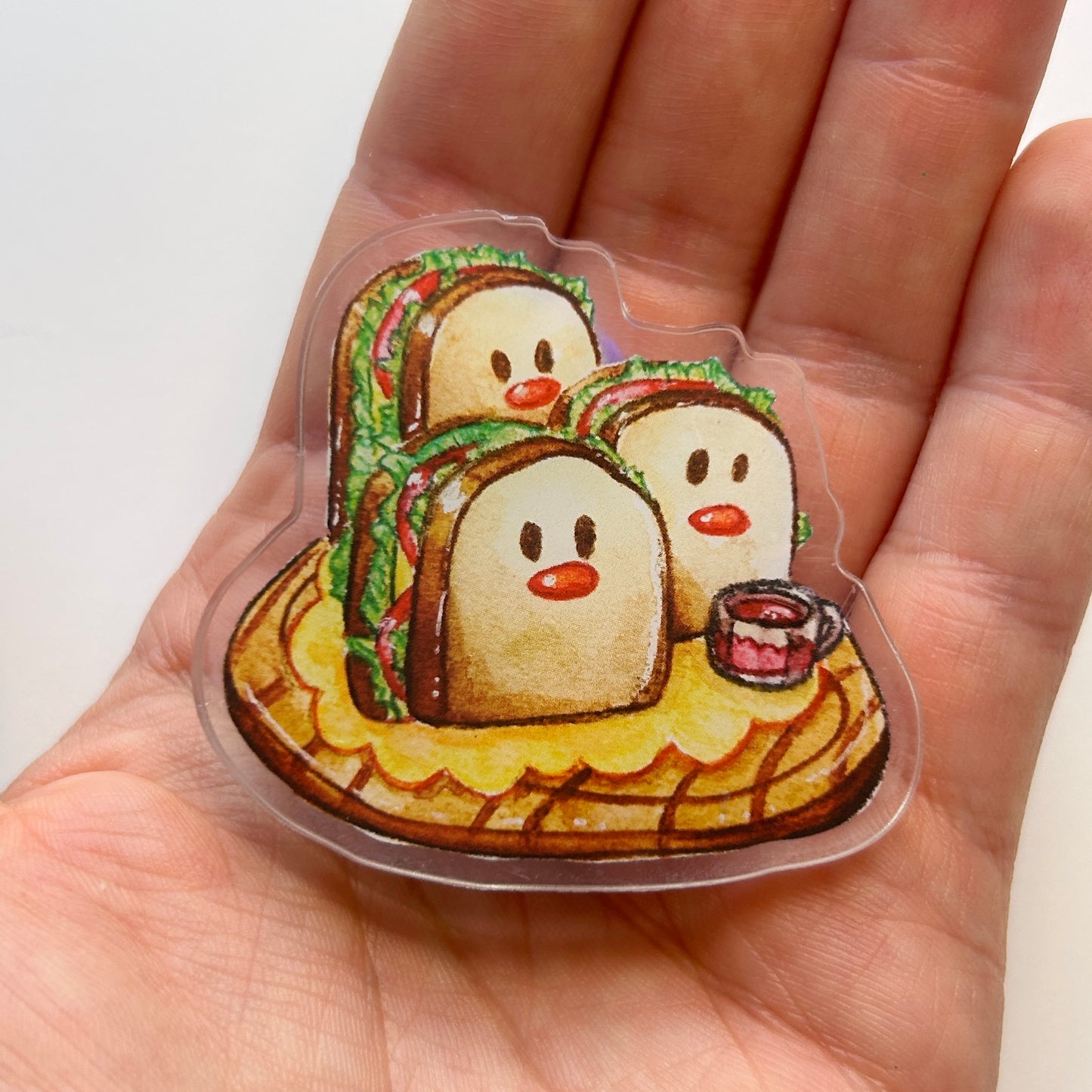Subtrio Acrylic Pin