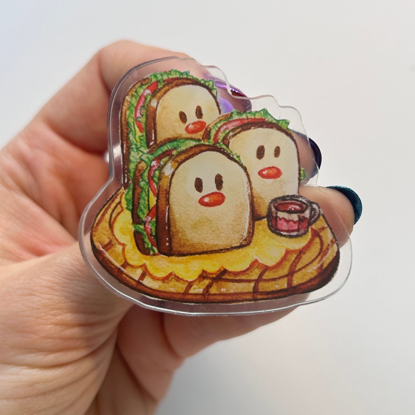 Subtrio Acrylic Pin