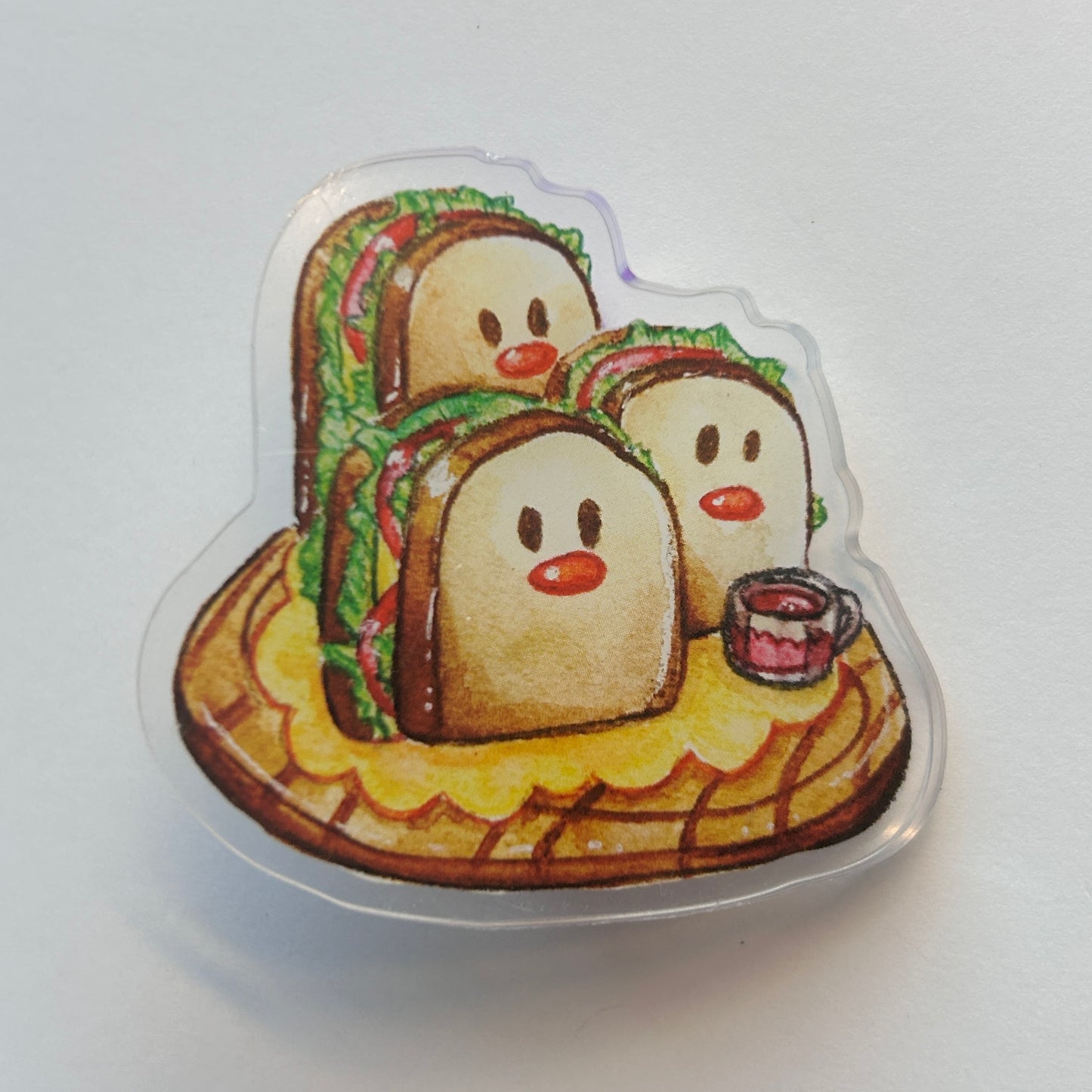 Subtrio Acrylic Pin