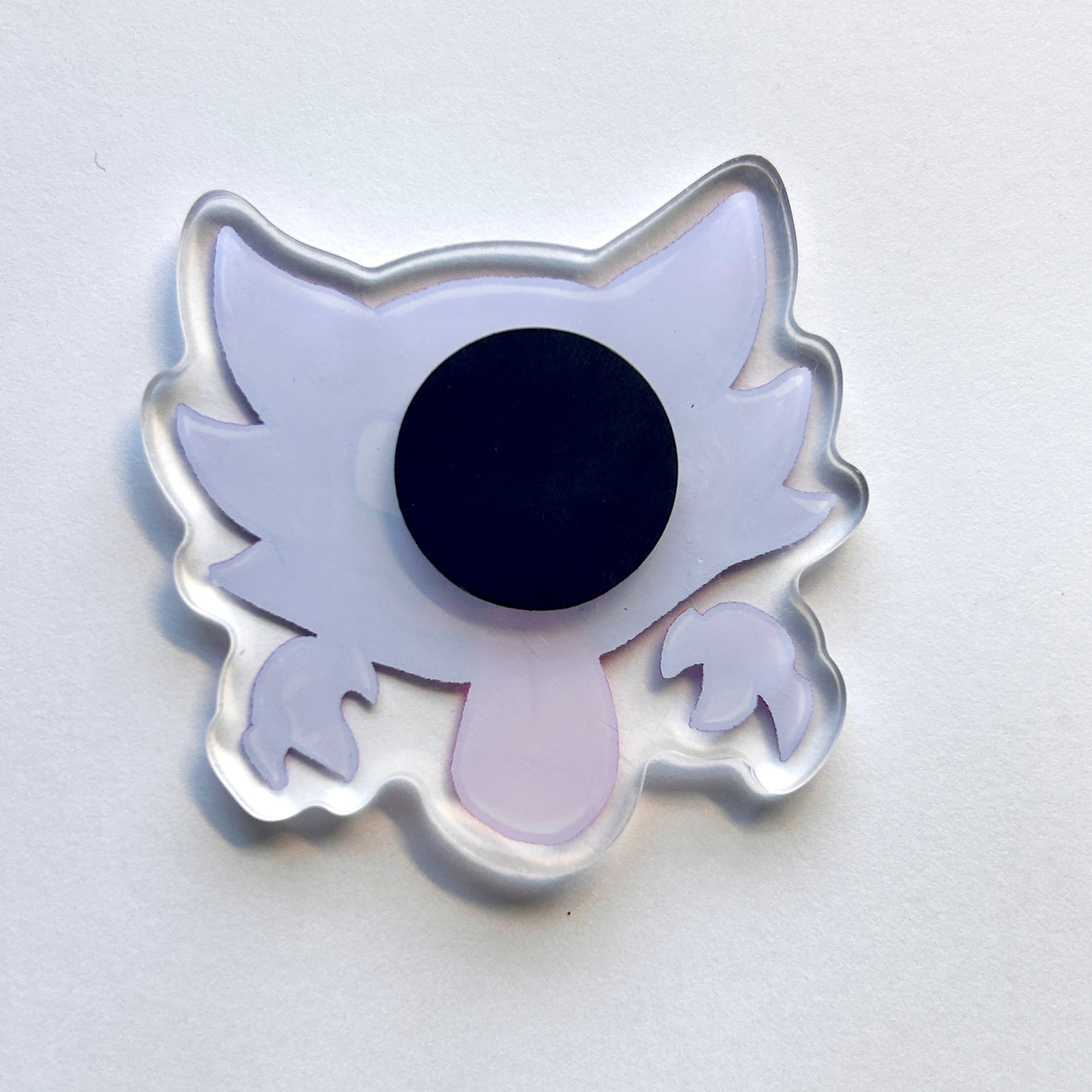 Spooky Purple Ghost Acrylic Magnet