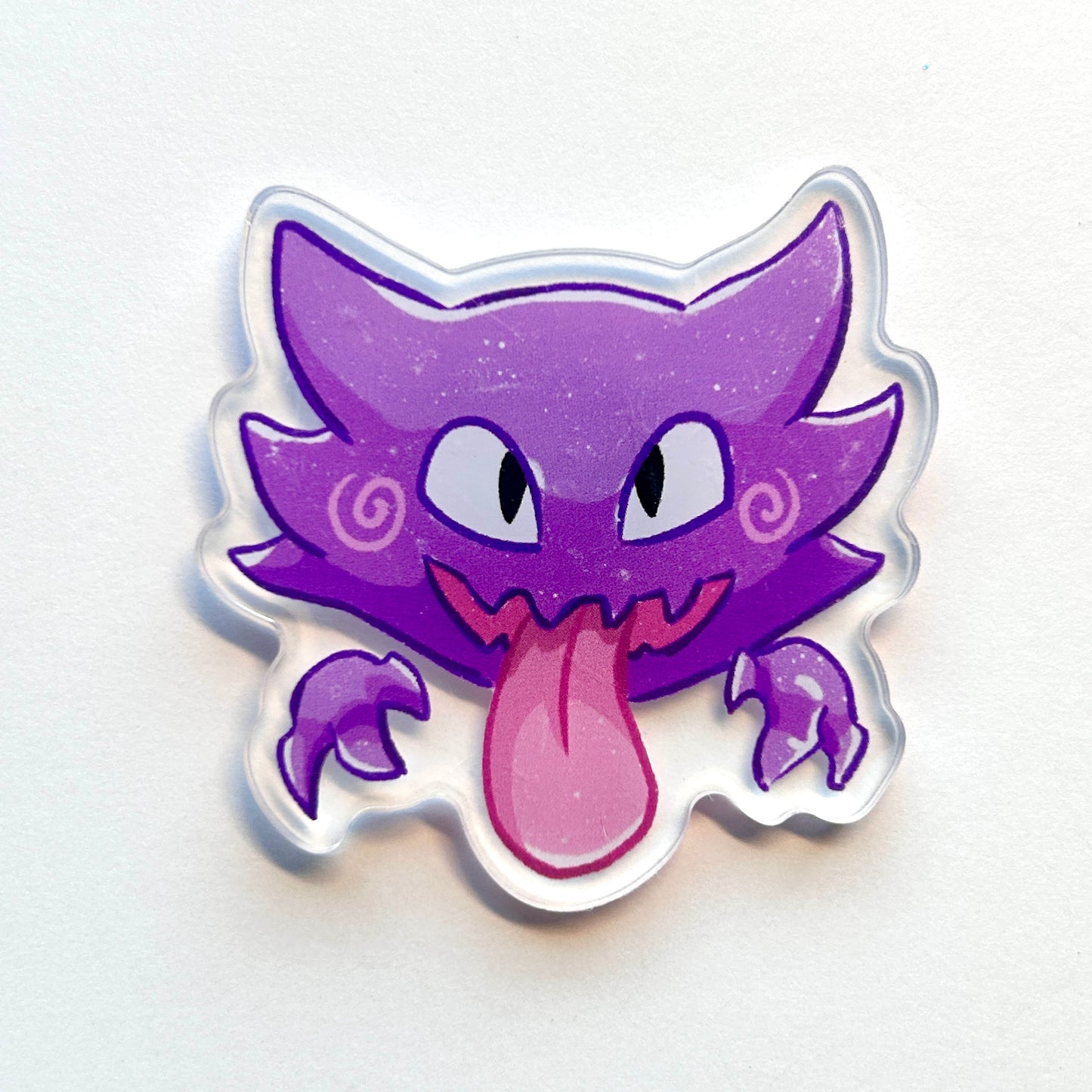 Spooky Purple Ghost Acrylic Magnet