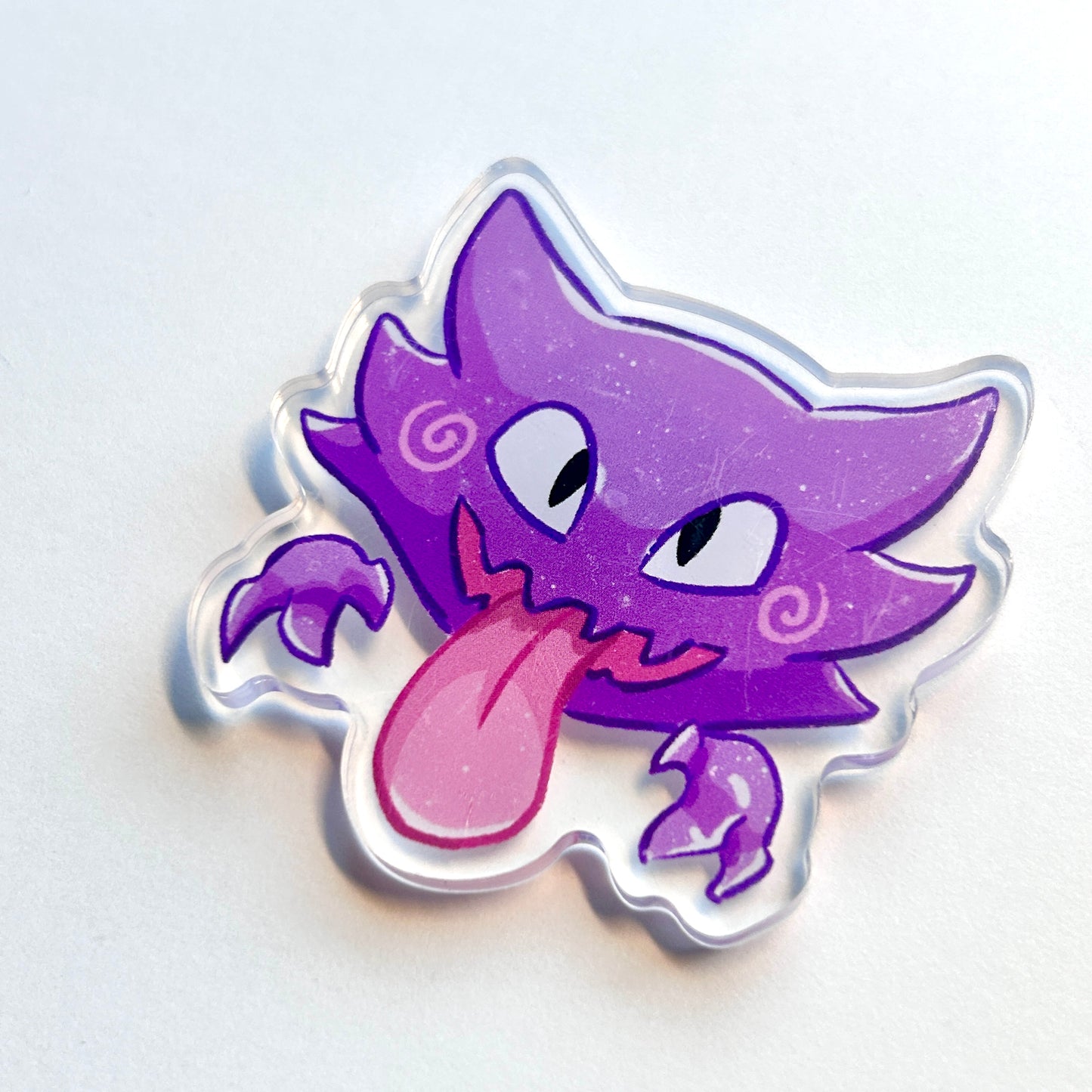 Spooky Purple Ghost Acrylic Magnet