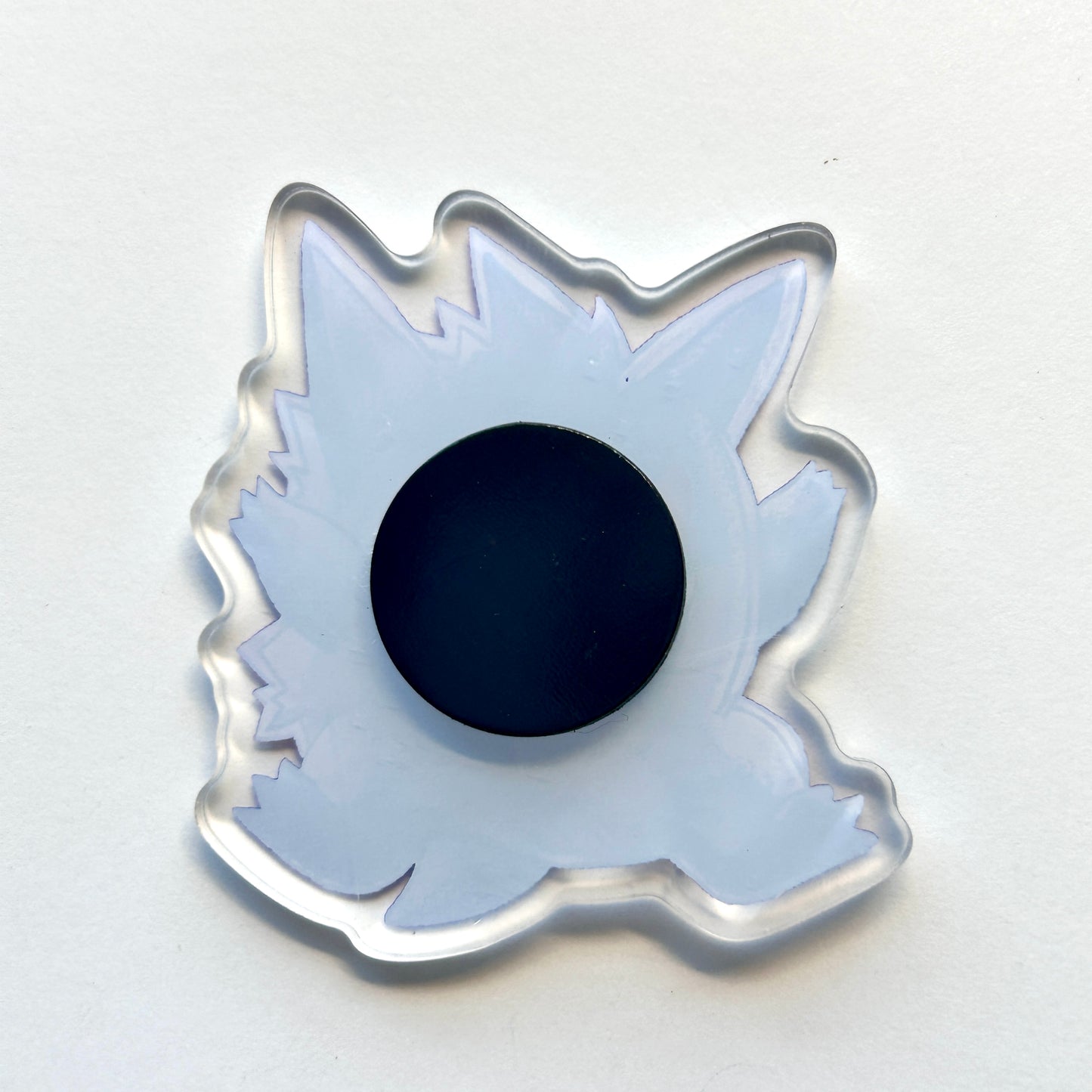 Mischievous Purple Ghost Acrylic Magnet