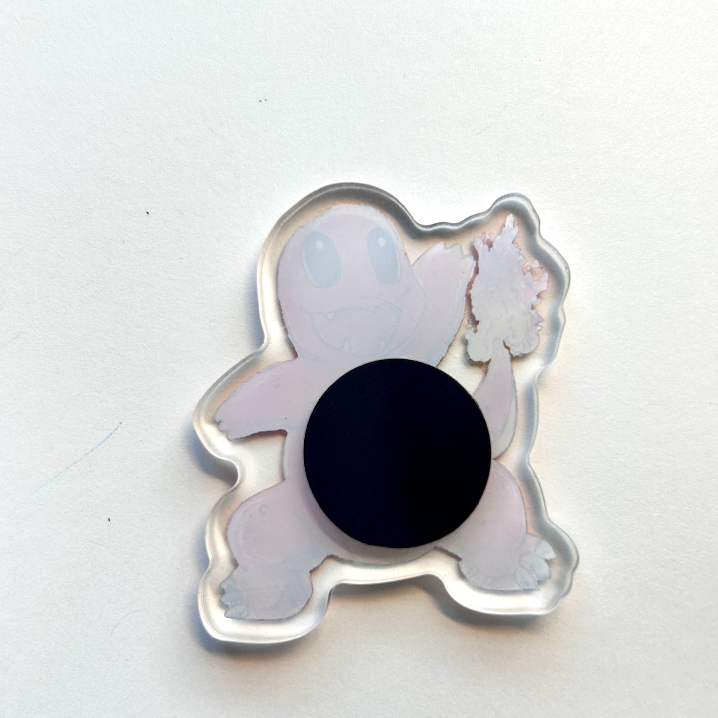 Orange Lizard Acrylic Magnet