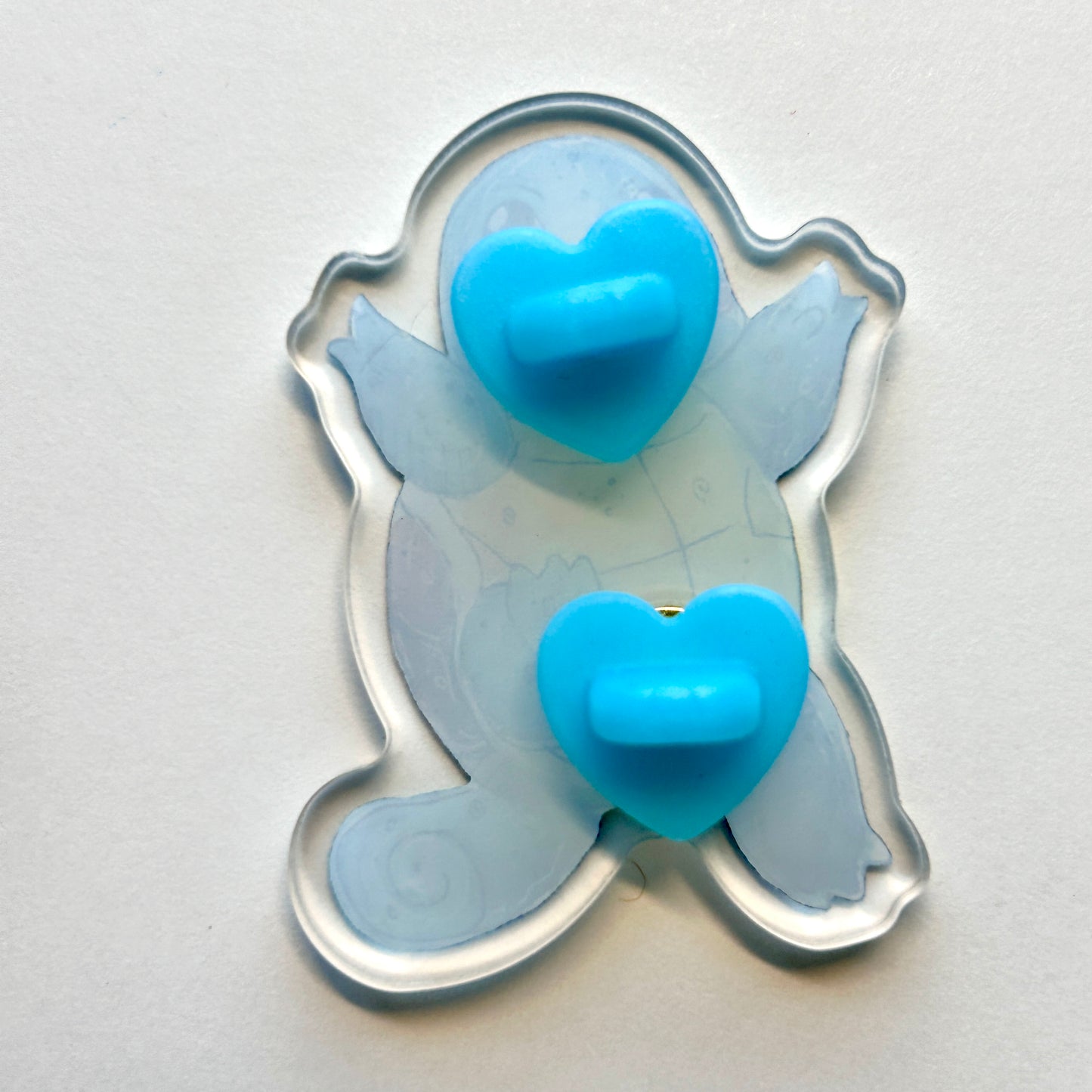 Blue Turtle Acrylic Pin