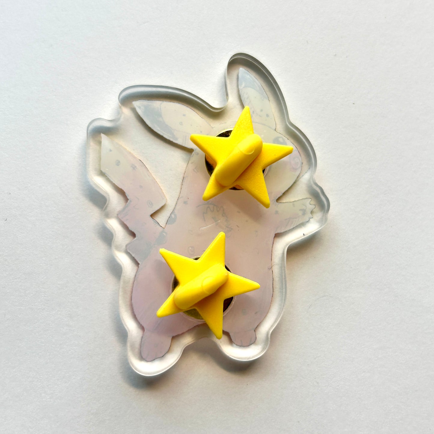 Electric Mouse Acrylic Pin