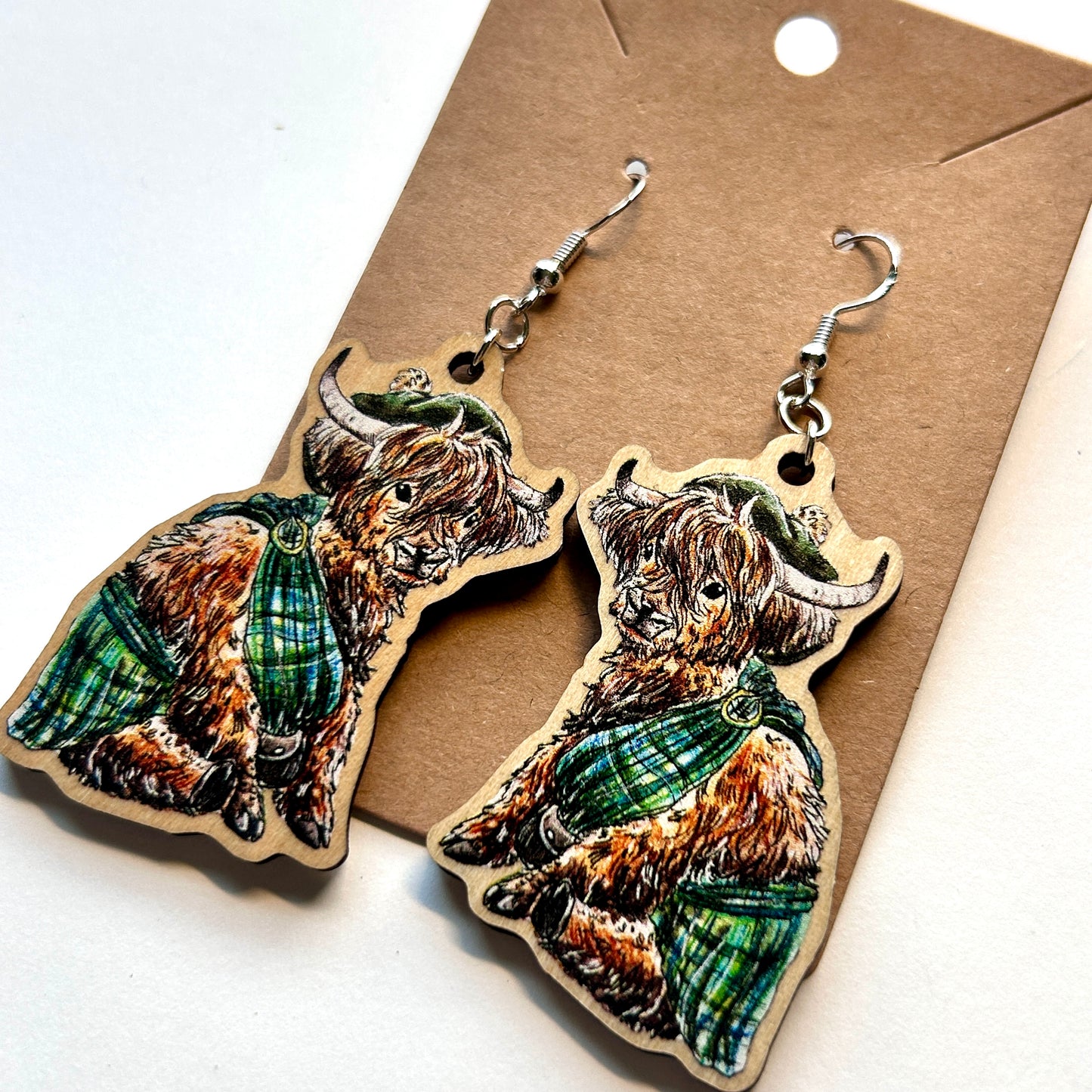 Highland Cow Earrings