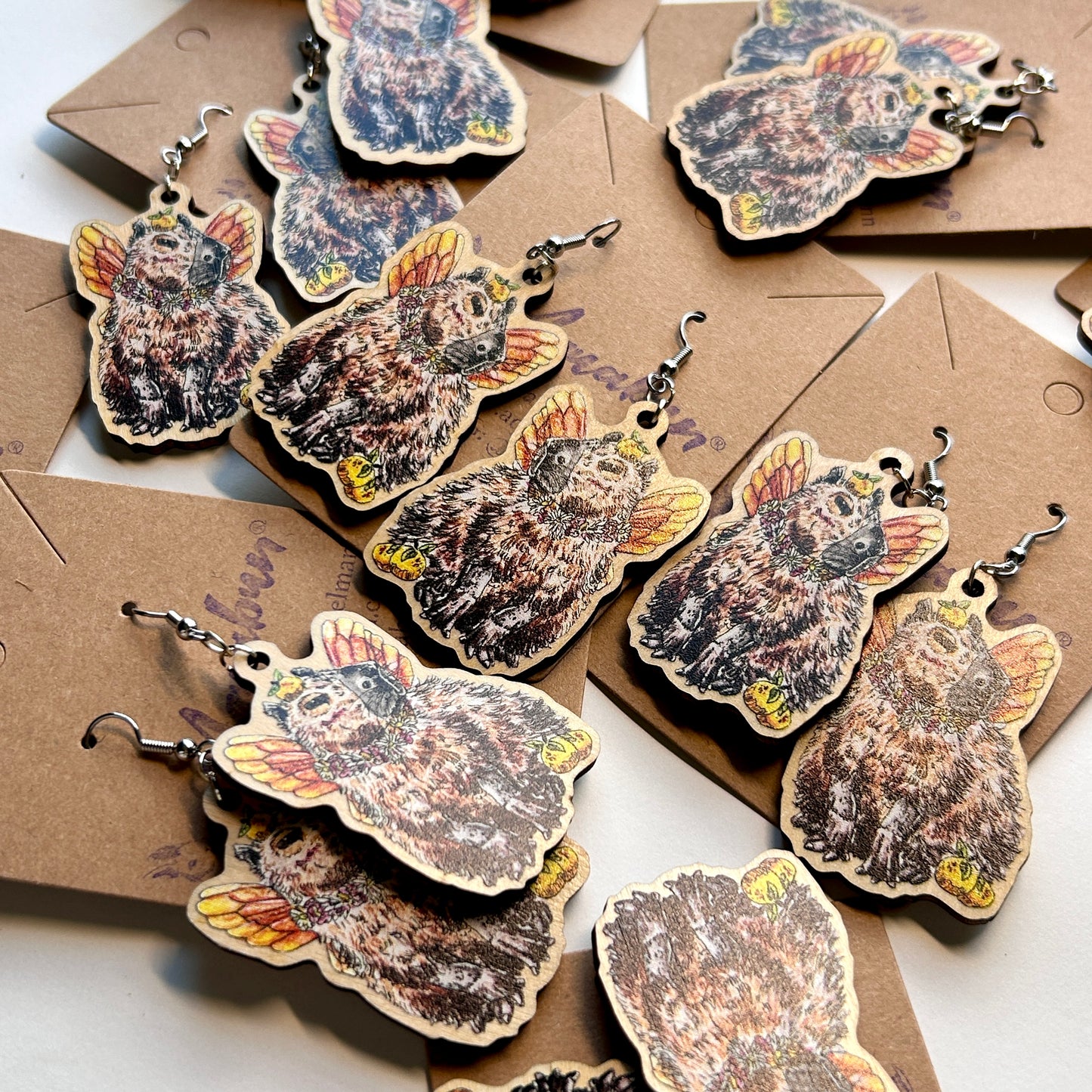 Capybara Fairy Earrings