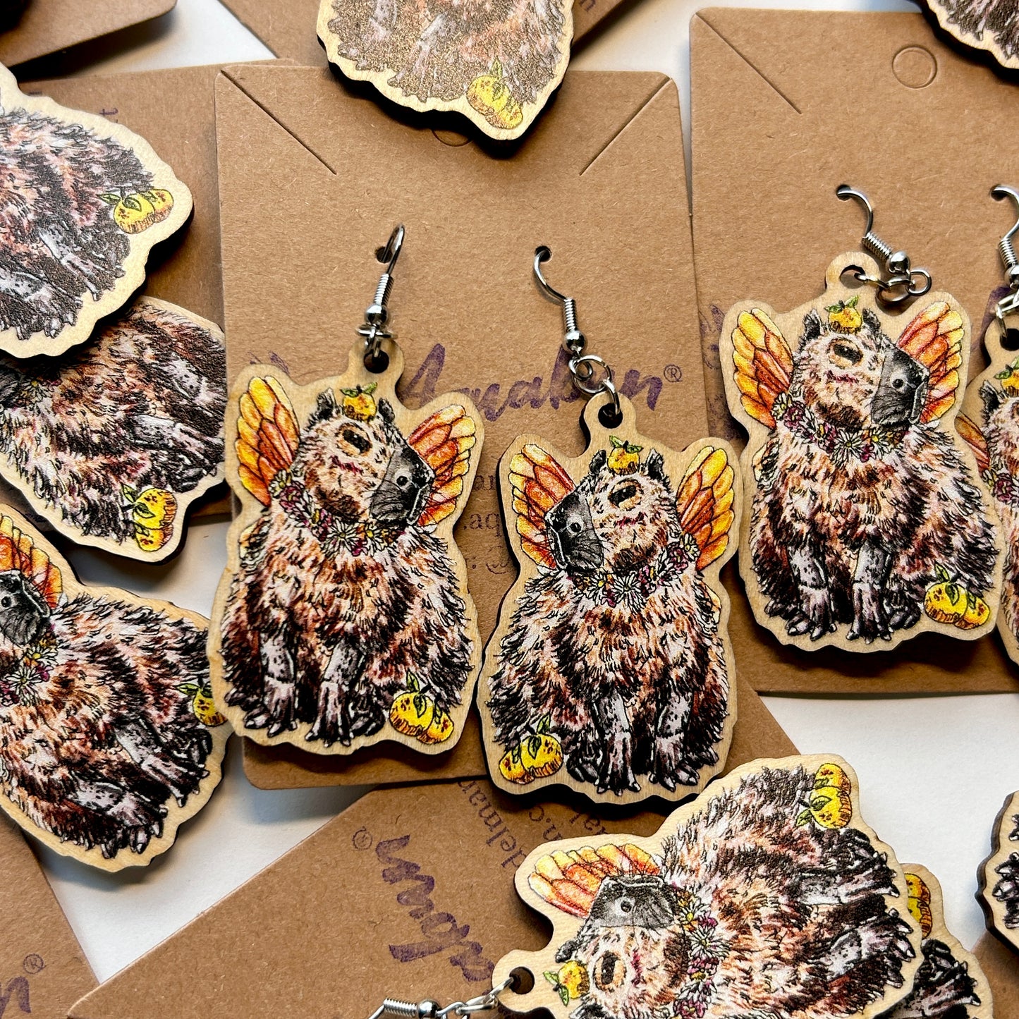 Capybara Fairy Earrings