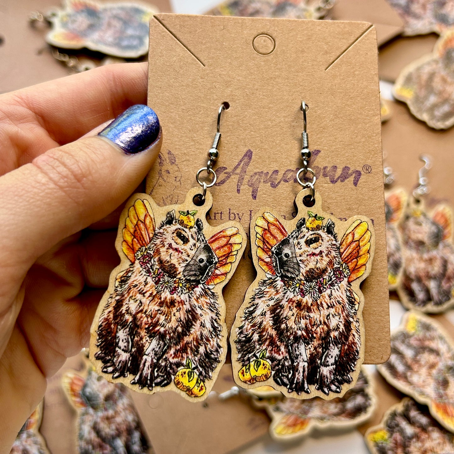 Capybara Fairy Earrings