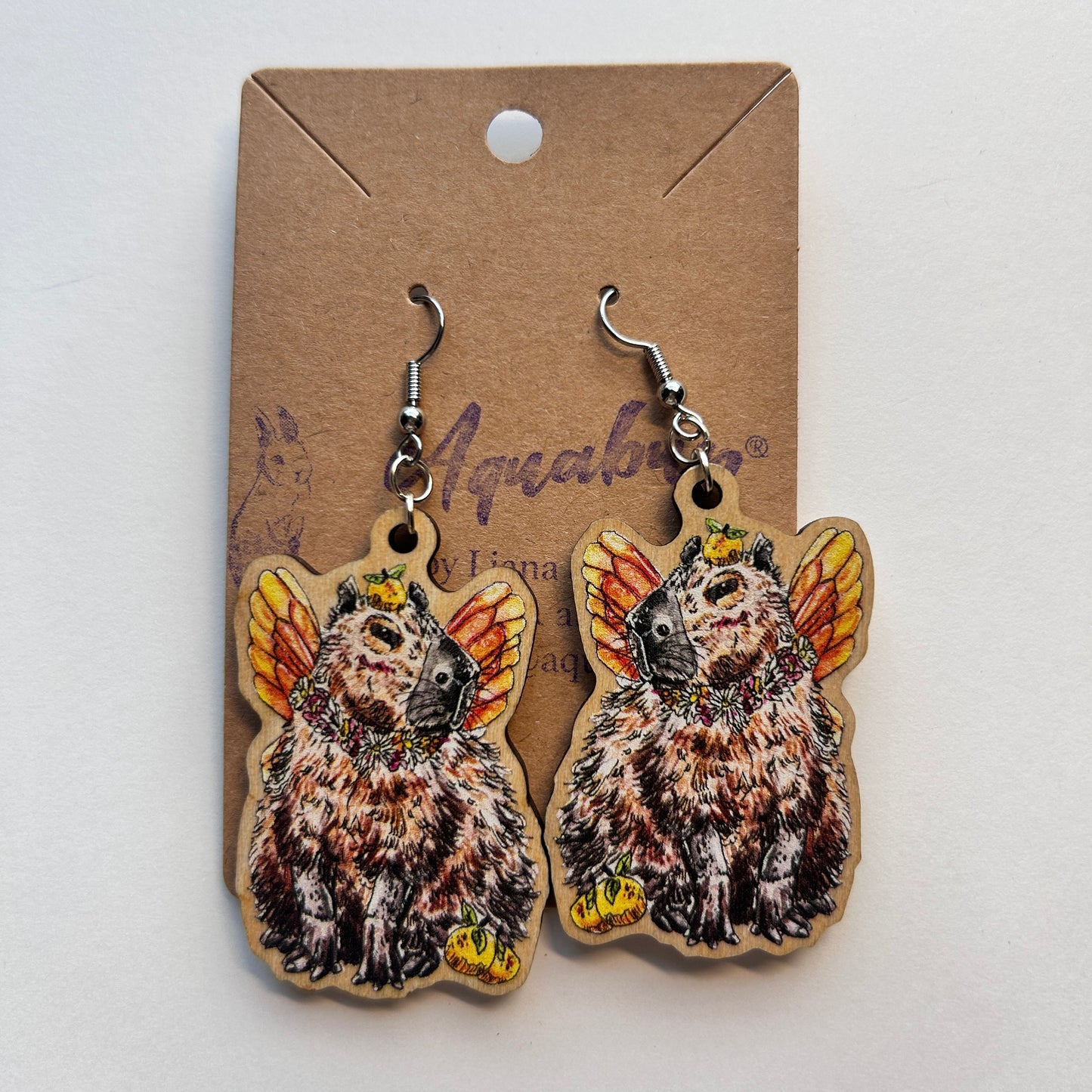 Capybara Fairy Earrings