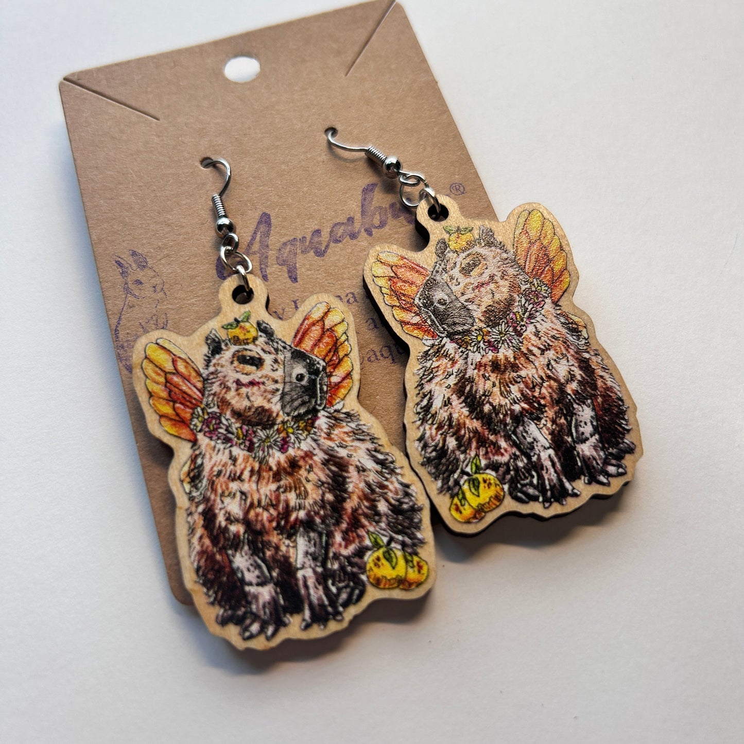 Capybara Fairy Earrings