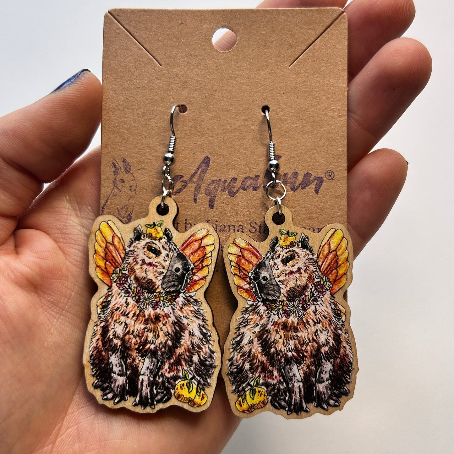 Capybara Fairy Earrings