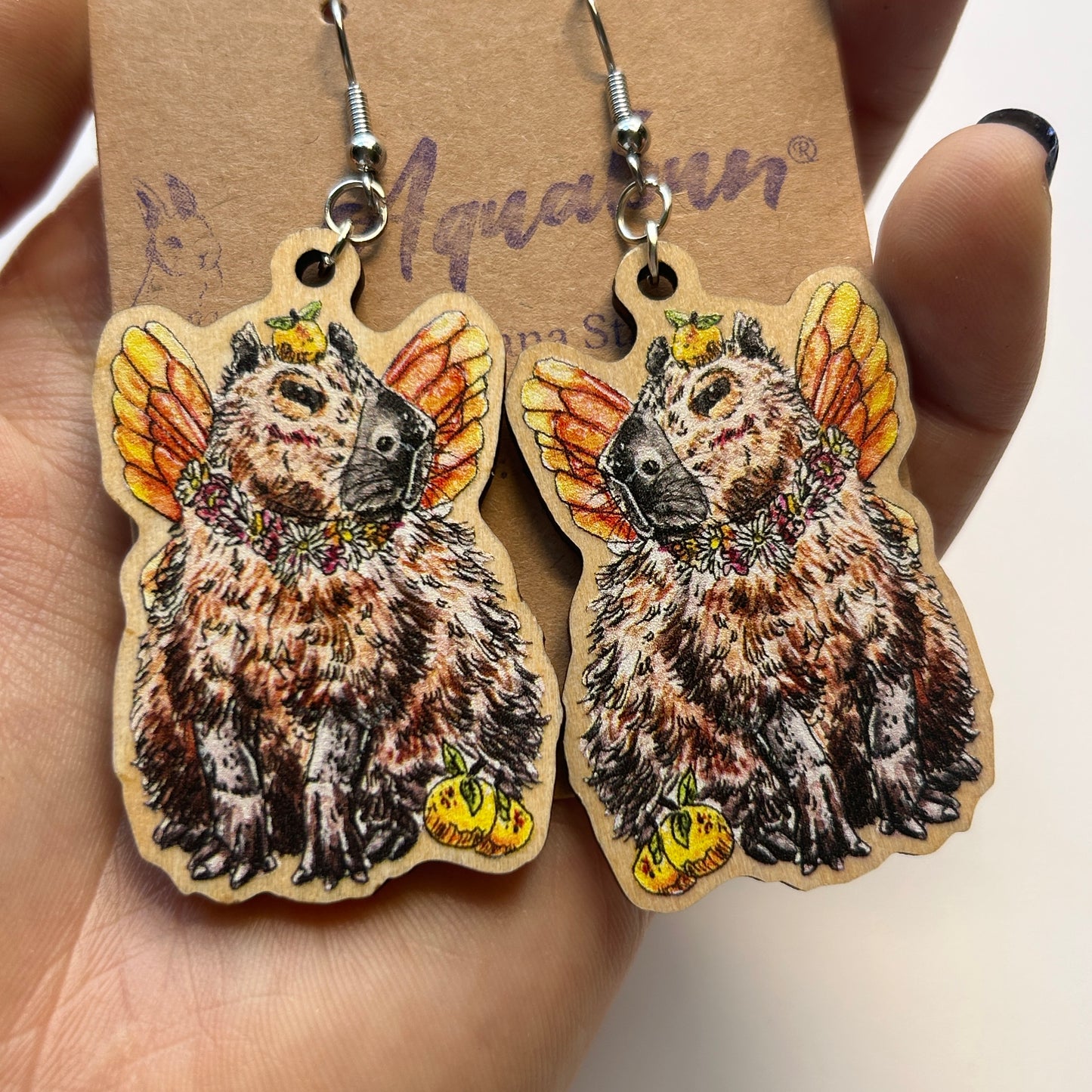 Capybara Fairy Earrings
