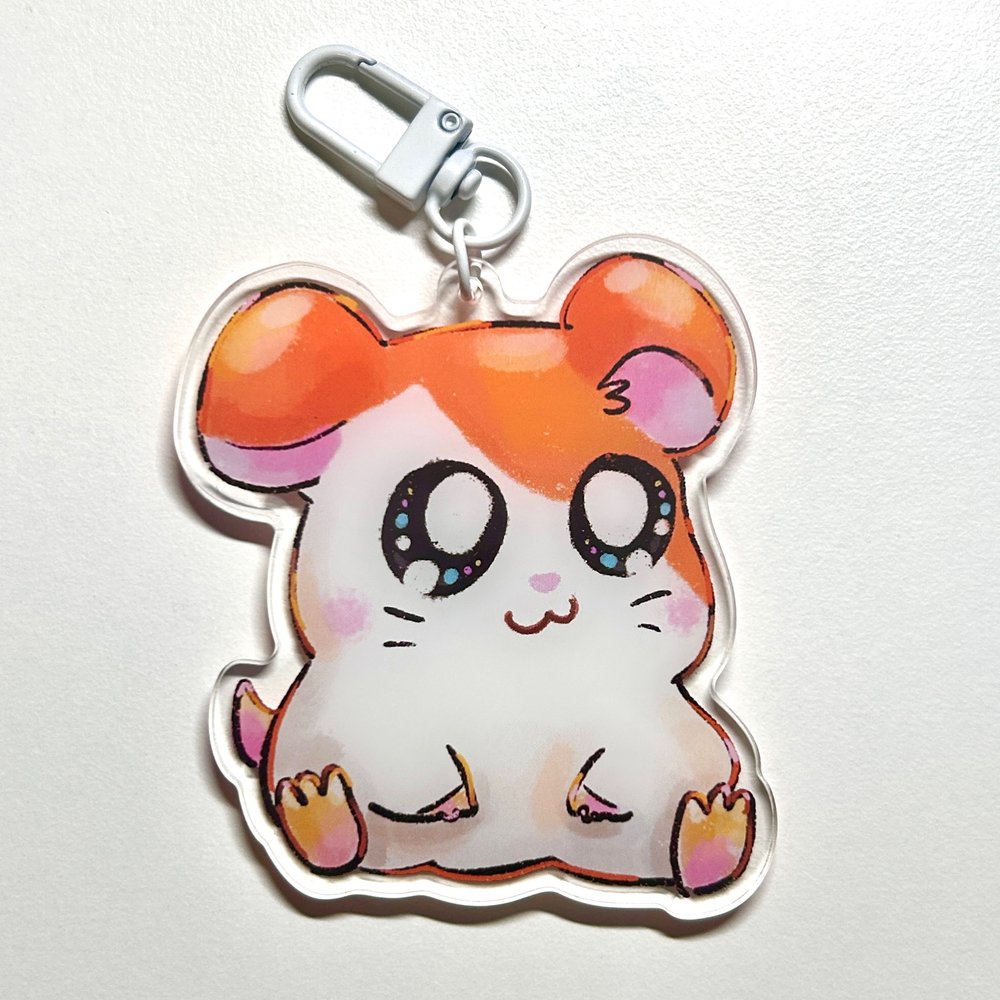 Cute Hamster Keychain