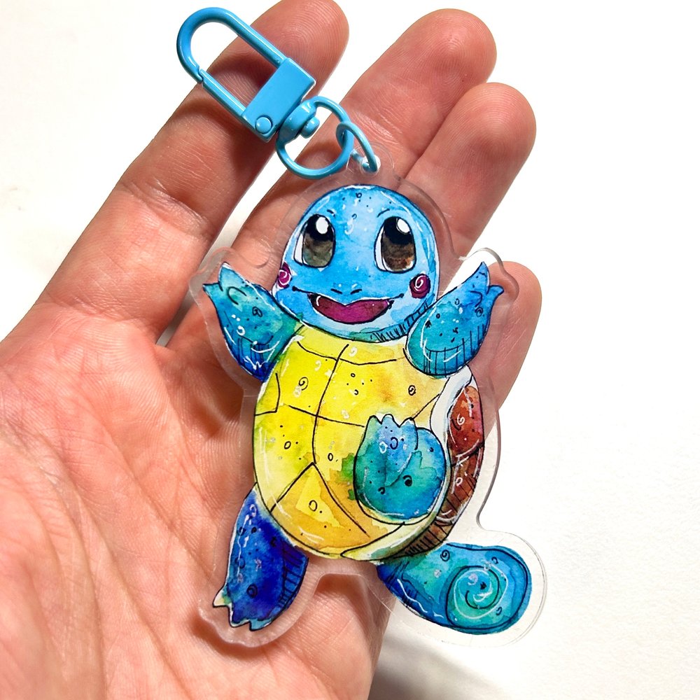 Blue Turtle Keychain