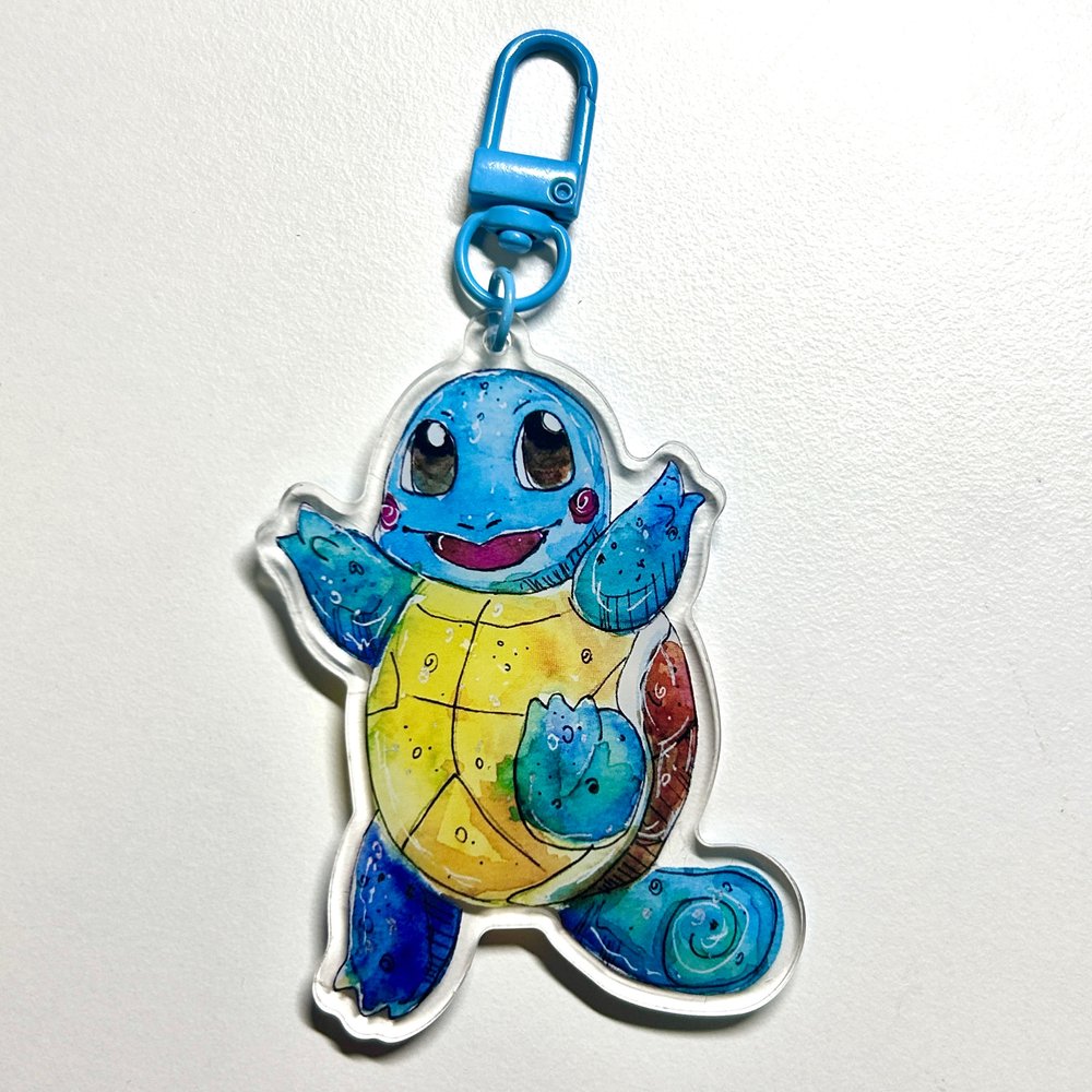 Blue Turtle Keychain