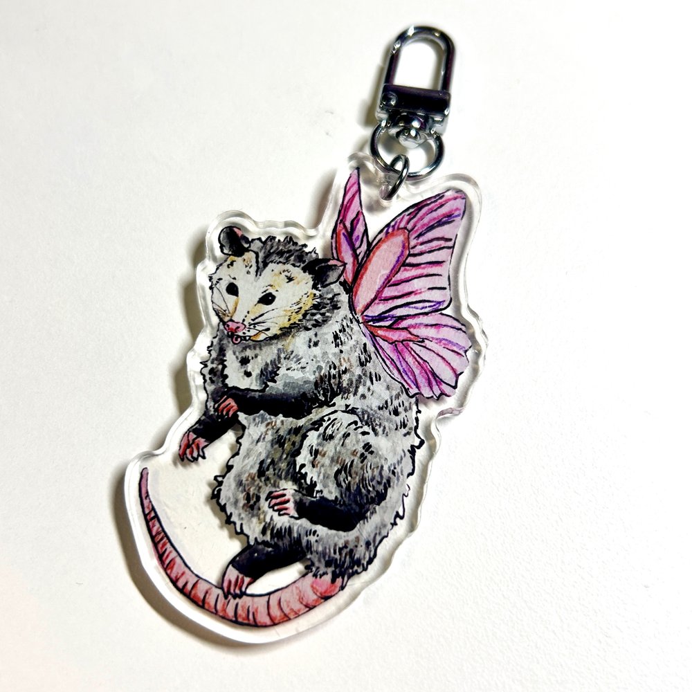 Possum Fairy Keychain