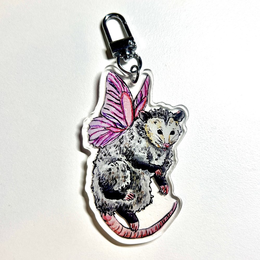 Possum Fairy Keychain